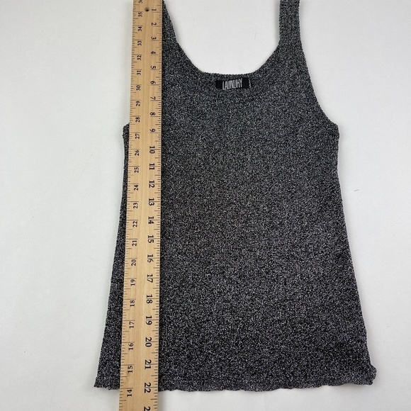 Laundry tank top Women's Large Black shiny - Picture 7 of 9